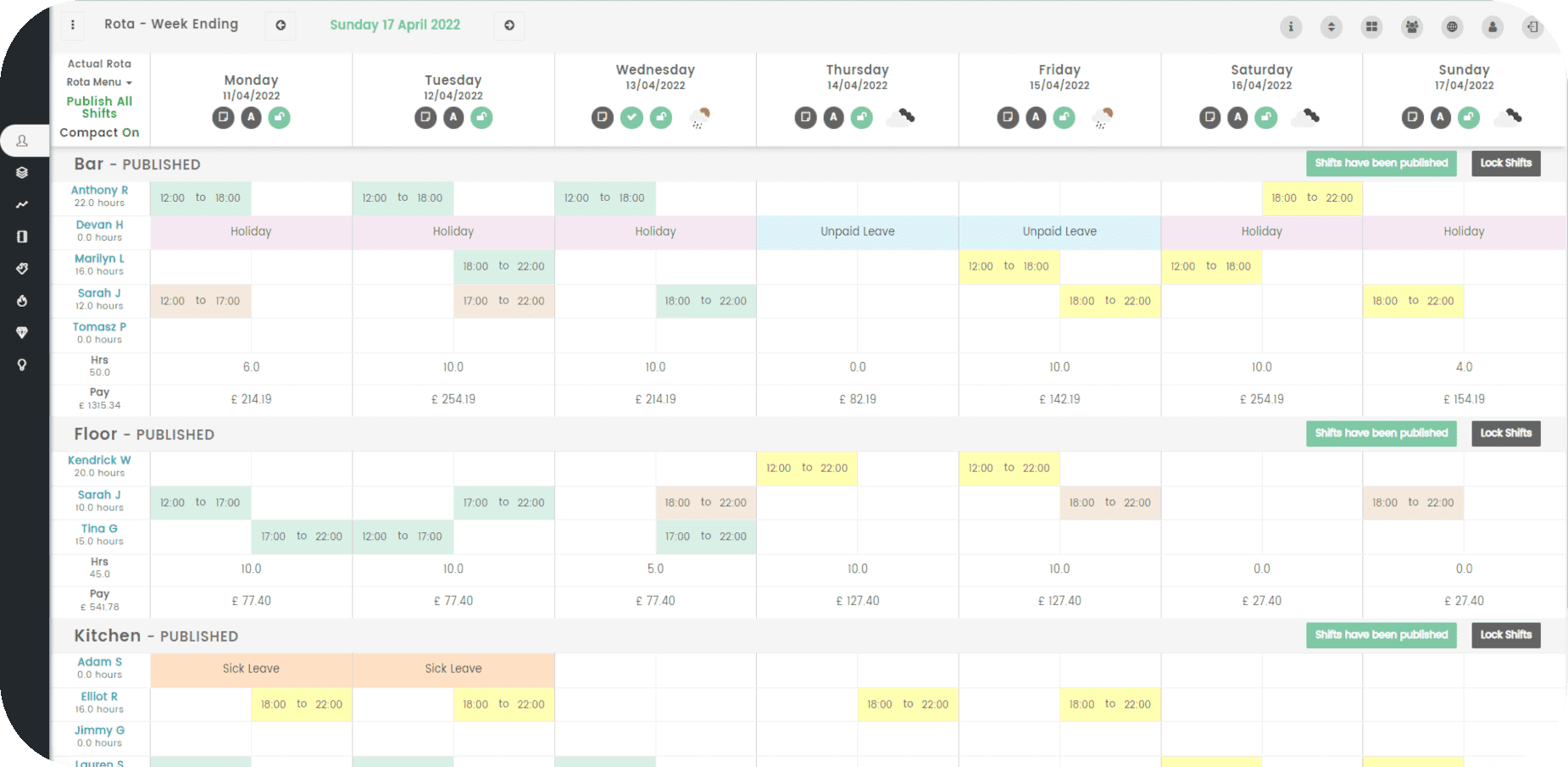 staff-scheduling